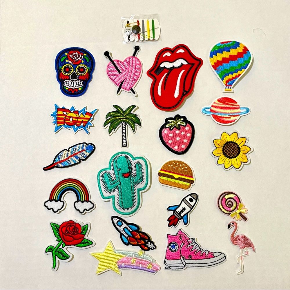 Adorable 20 iron-on patches